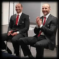 Steve Borthwick Paul Gustard England Rugby